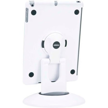 AIDATA Aidata ISP103WB SpinStation for iPad Air 1, White Shell with White and Black Base ISP103WB